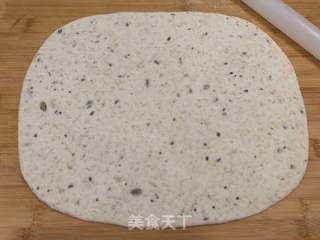 全麦黑芝麻发面饼的做法步骤:8