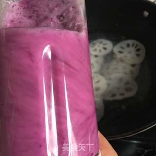 蜂蜜胭脂藕的做法步骤:9