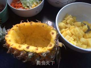 菠萝饭的做法步骤:4