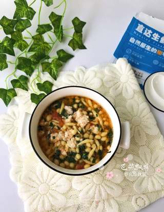 宝宝辅食:虾丸珍珠面的做法步骤:12