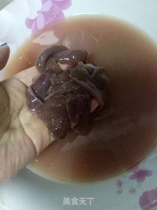熘肝尖的做法步骤:3