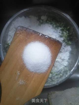 洋槐花饼的做法步骤:3
