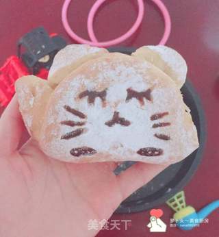 猫咪面包的做法步骤:13