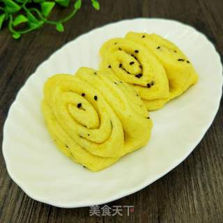 玉米花卷的做法步骤:20