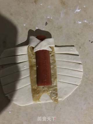 火腿肠馒头的做法步骤:4