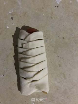 火腿肠馒头的做法步骤:5