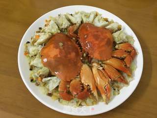 八宝饭蒸青蟹的做法步骤:15