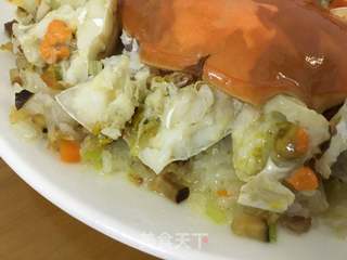 八宝饭蒸青蟹的做法步骤:16