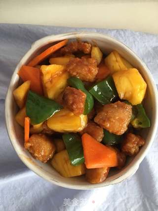 家庭版菠萝咕噜肉的做法步骤:11