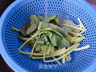 菠菜蛋花汤的做法步骤:3