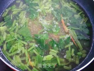 菠菜蛋花汤的做法步骤:7