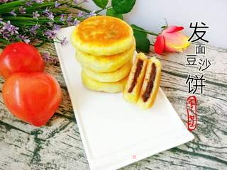 发面豆沙饼的做法步骤:3