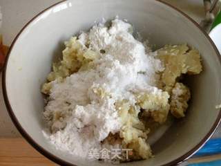芝心红薯球的做法步骤:3
