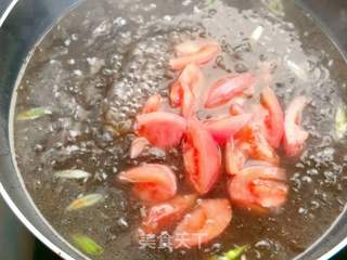 虾皮紫菜番茄汤的做法步骤:7