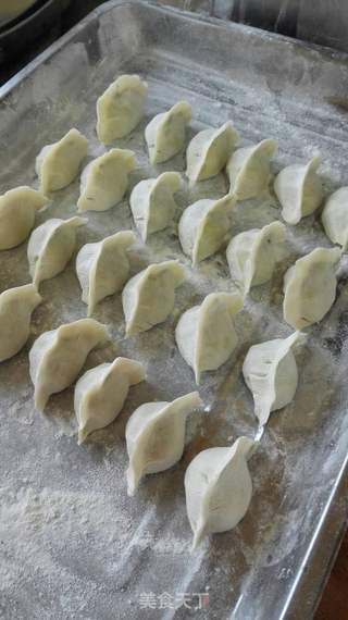 韭菜馅饺子的做法步骤:13