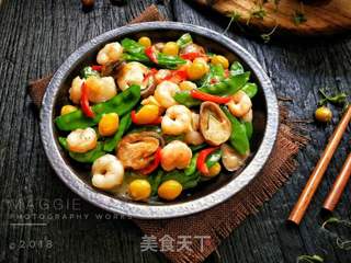 荷兰豆草菇虾仁的做法步骤:19
