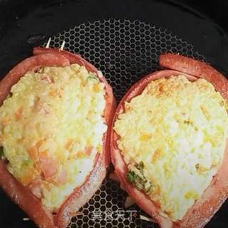 蛋煎饭的做法步骤：9