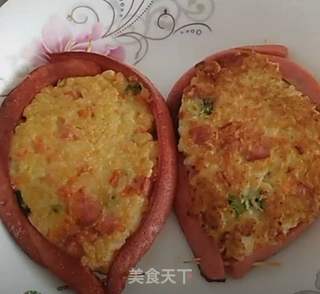 蛋煎饭的做法步骤：10