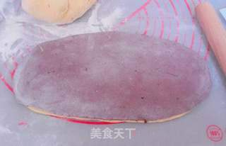 双色馒头的做法步骤：2