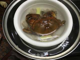 冇蟹炖田七的做法步骤:6