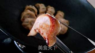 韭菜肉煎饺的做法步骤：15