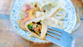 韭菜肉煎饺的做法步骤:16