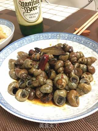 啤酒炖田螺的做法步骤:6
