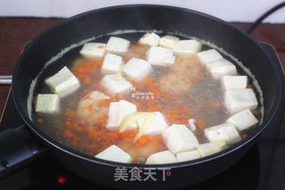 虾仁豆腐汤的做法步骤:6