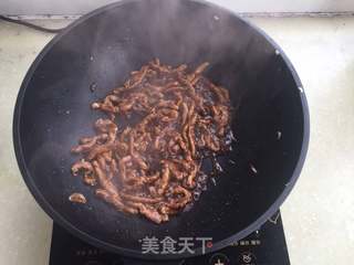 京酱肉丝的做法步骤:16