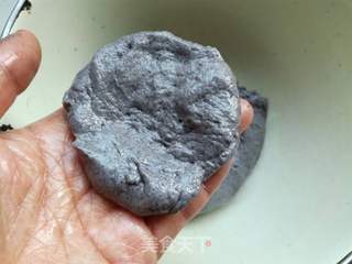 发面黑米红豆饼的做法步骤:6