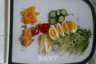 鸡蛋虾仁沙拉的做法步骤:5