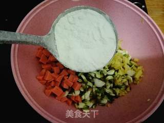 槐花煎饼的做法步骤:3