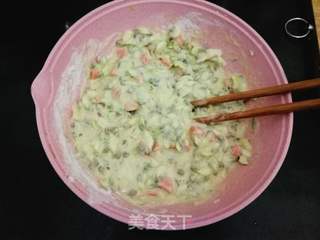 槐花煎饼的做法步骤:5