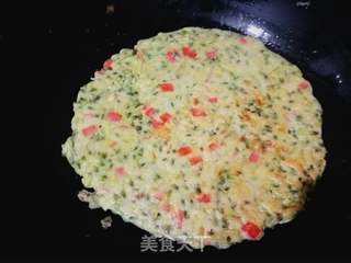 槐花煎饼的做法步骤:8