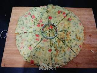 槐花煎饼的做法步骤:11