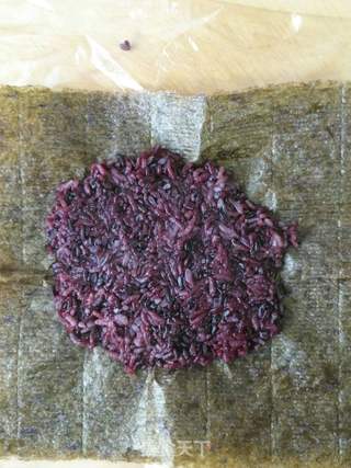 黑米紫菜包饭的做法步骤:8