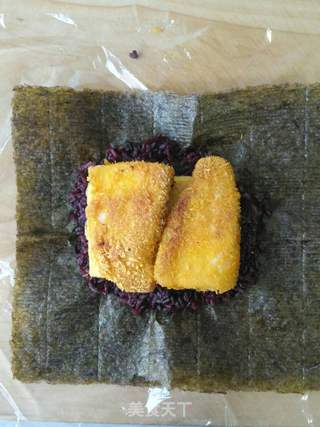 黑米紫菜包饭的做法步骤:9
