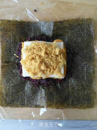 黑米紫菜包饭的做法步骤:10