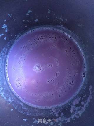 浪漫紫豆浆的做法步骤:7