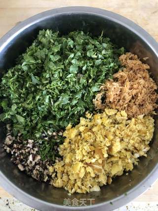 荠菜包子的做法步骤:2
