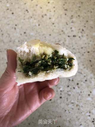 荠菜包子的做法步骤:6
