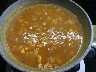 咖喱鸡饭的做法步骤:6