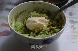牛油果沙拉船的做法步骤:6