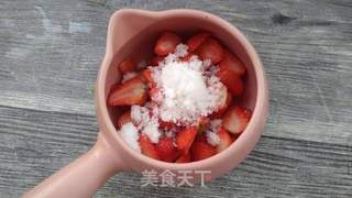 草莓雪糕的做法步骤:4