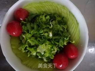 中式蔬菜沙拉的做法步骤:2