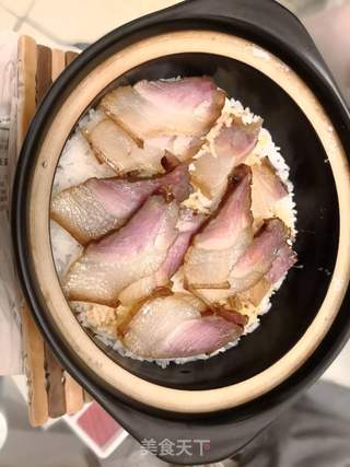 腊肉砂锅饭的做法步骤:3