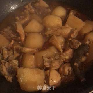小鸡炖土豆的做法步骤:7
