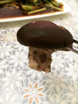 苦瓜香菇酿肉的做法步骤:5