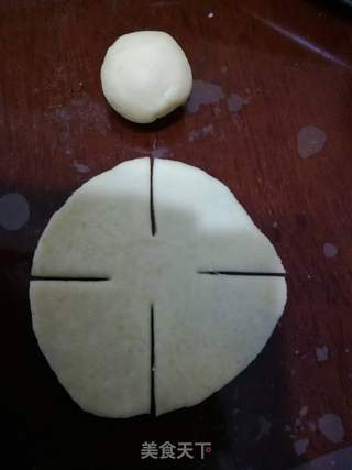 红薯花馒头的做法步骤：7
