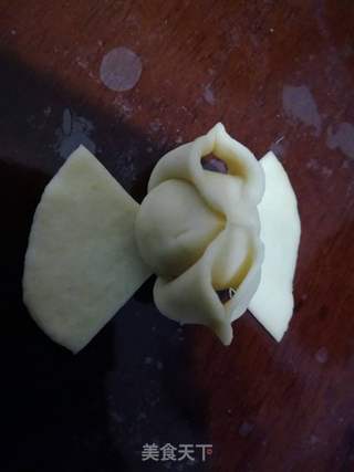 红薯花馒头的做法步骤：10